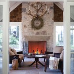 ORGANIC STONE FIREPLACE