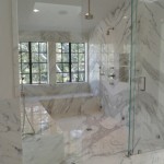Calacatta Crestola walk in shower