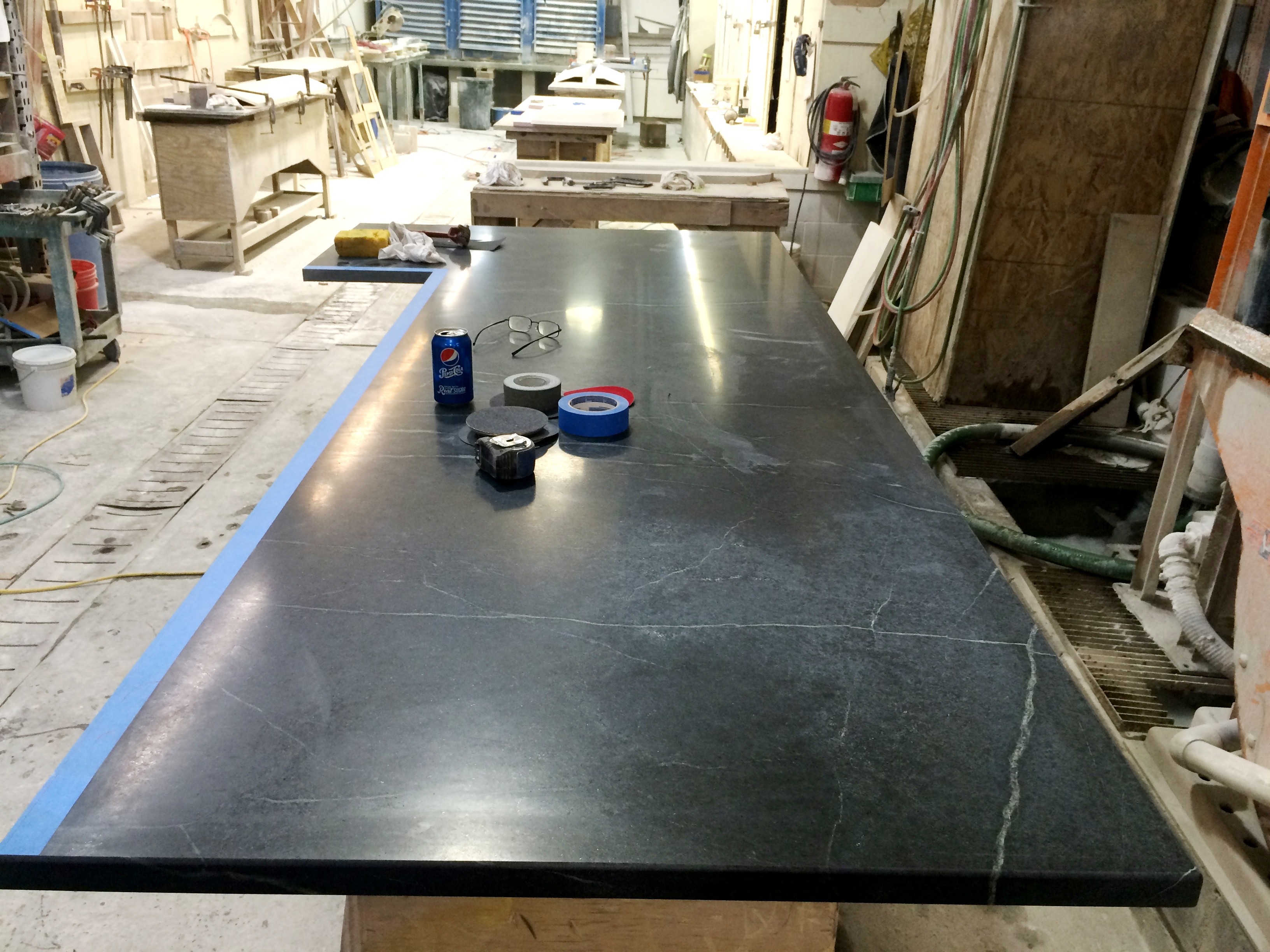 FABRICATION OF SOAPSTONE COUNTERTOP IN SEATTLE WASHINGTON