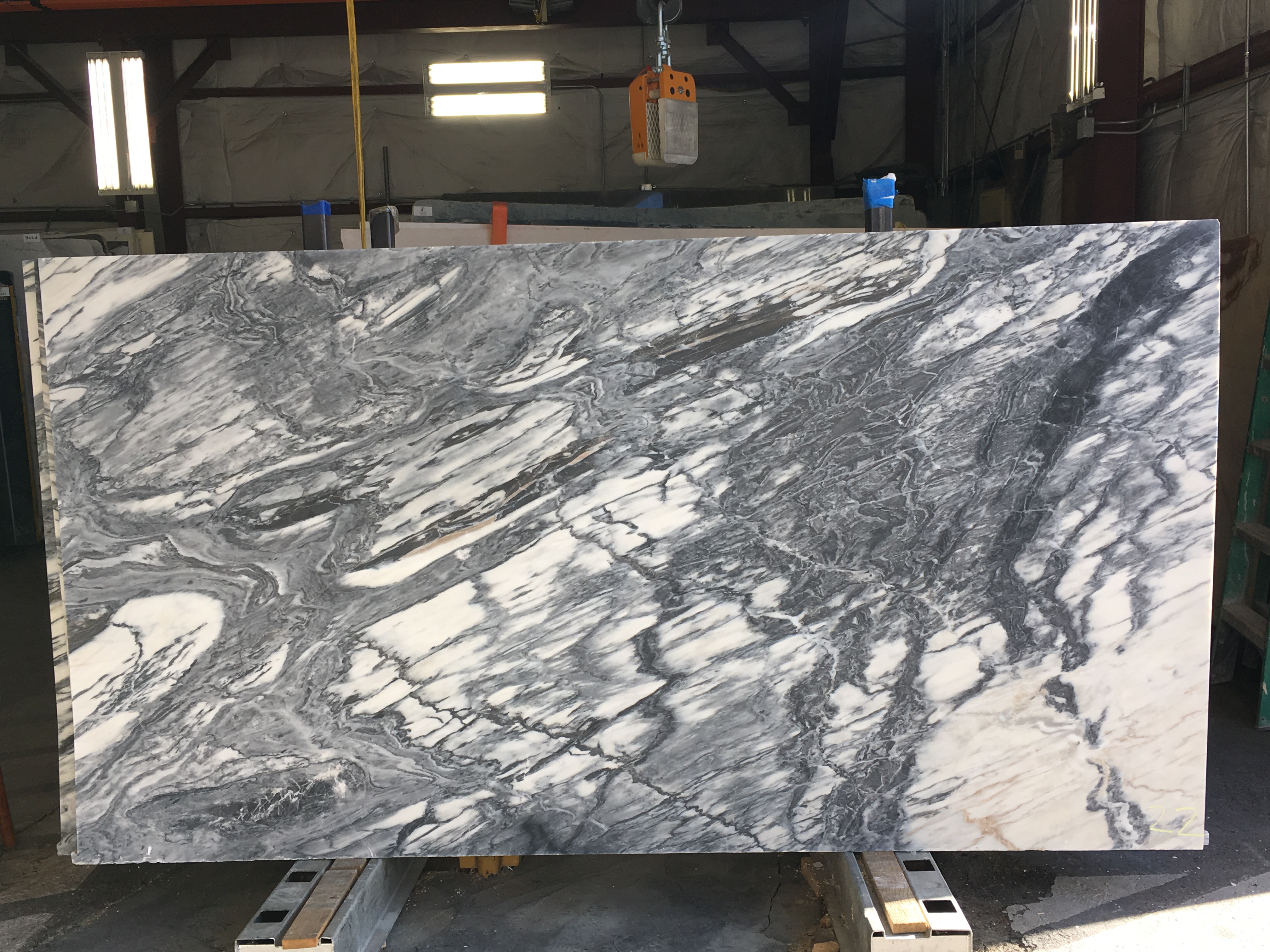 White Soapstone Slab